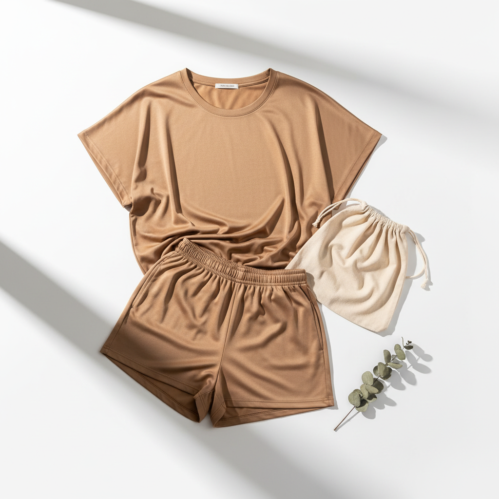 Cozy loungewear outfit with casual, comfortable style