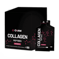 OIAM Performance Liquid Collagen Blend Raspberry 30 single-serve pouches for joint, skin, and bone health