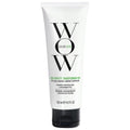 Tube of One Minute Transformation Anti Frizz Styling Cream with avocado oil on wooden surface